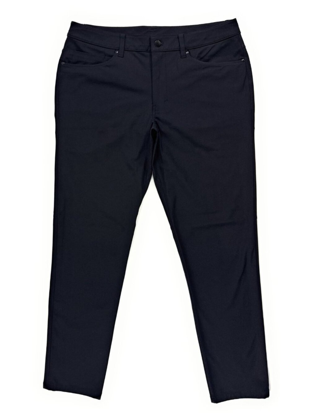 Lululemon Mens ABC Slim 5 Pocket Pants Size 34x30 Performance Stretch Black